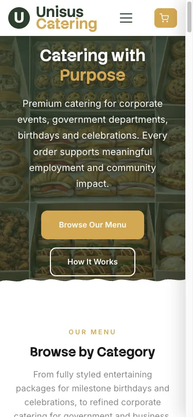 Unisus Catering mobile